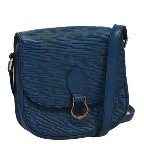 LOUIS VUITTON Epi Saint Cloud PM Shoulder Bag Blue - Picture 1 of 15